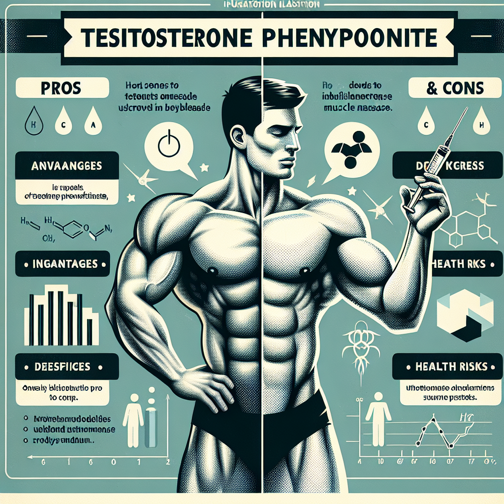 Utilizzo del Testosterone fenilpropionato nel bodybuilding: pro e contro